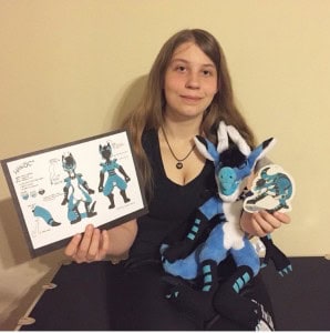 custom plush fursona