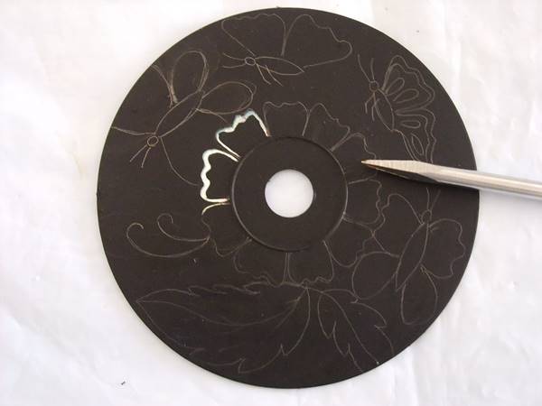 cd scratch art