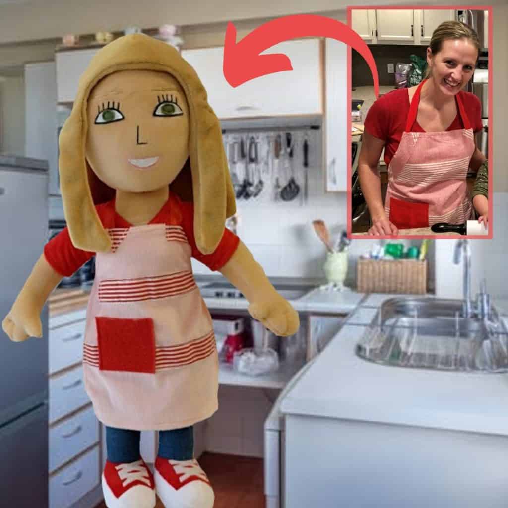 custom doll for mom